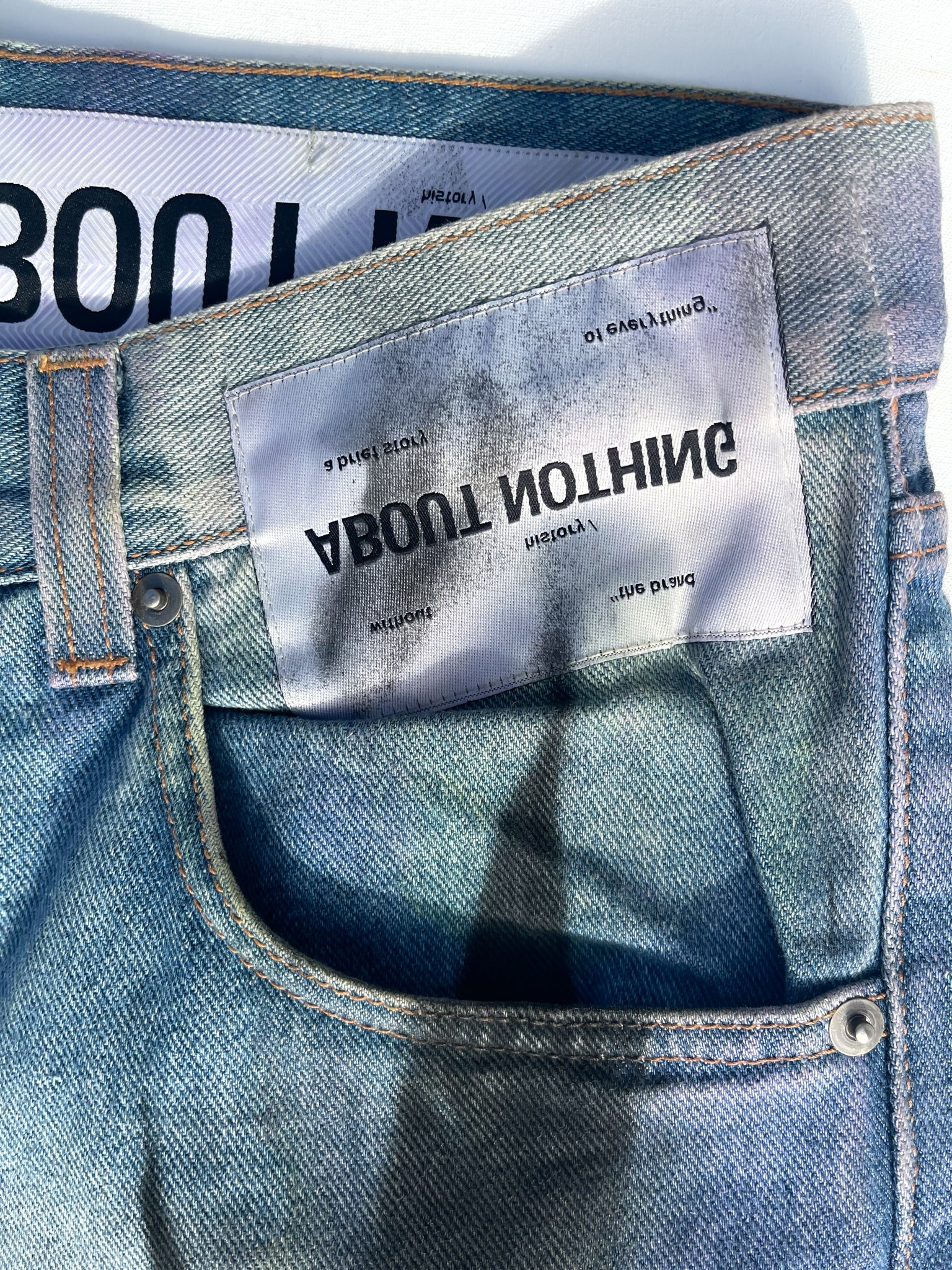 WORLDXIT x ABOUT NOTHING // 1 OF 1 ROCKSPORT JEANS D.03 [MEDIUM]